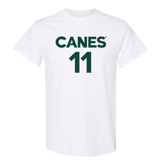 Miami - NCAA Men's Basketball : Salih Altuntas - Replica Shersey T-Shirt-0