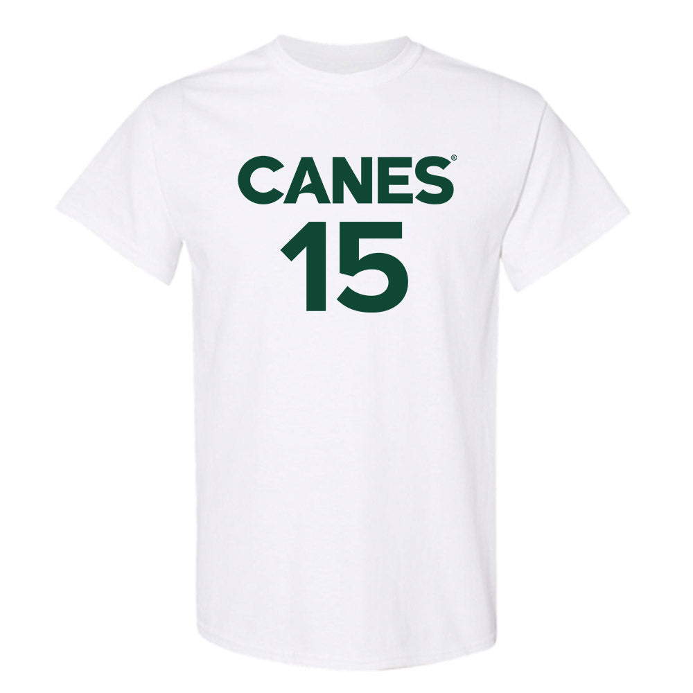 Miami - NCAA Women's Basketball : Vittoria Blasigh - Replica Shersey T-Shirt-0