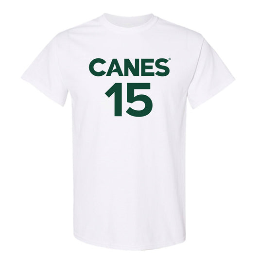 Miami - NCAA Women's Basketball : Vittoria Blasigh - Replica Shersey T-Shirt-0