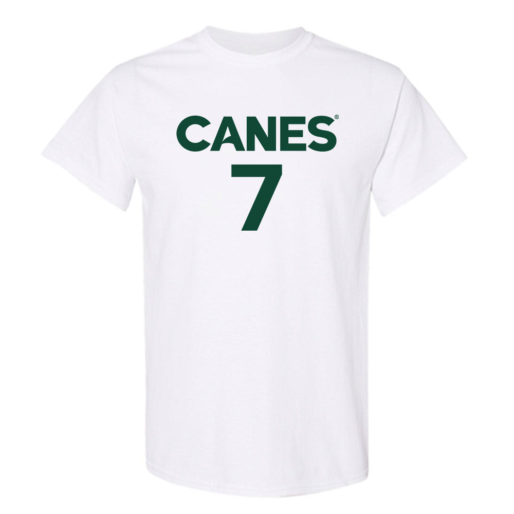 Miami - NCAA Men's Basketball : Shelton Henderson - Replica Shersey T-Shirt-0