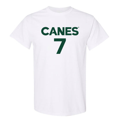 Miami - NCAA Men's Basketball : Shelton Henderson - Replica Shersey T-Shirt-0