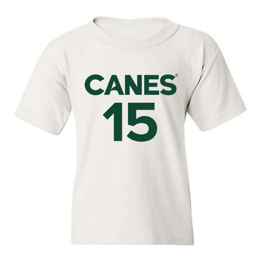 Miami - NCAA Women's Basketball : Vittoria Blasigh - Replica Shersey Youth T-Shirt-0