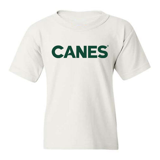 Miami - NCAA Men's Basketball : Somtochukwu Cyril - Replica Shersey Youth T-Shirt-0