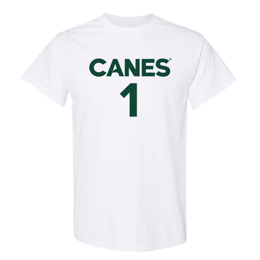 Miami - NCAA Men's Basketball : Jordyn Kee - Replica Shersey T-Shirt-0