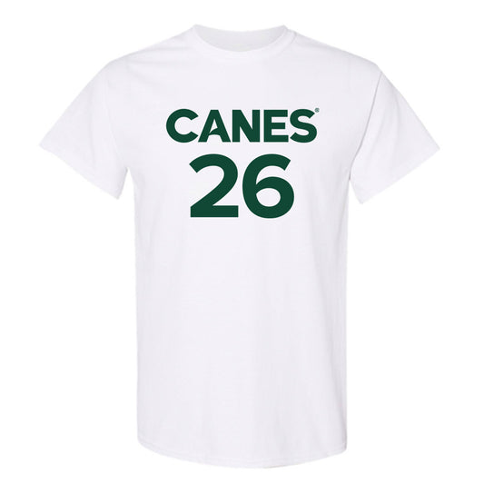 Miami - NCAA Women's Basketball : Dayana Mendes - Replica Shersey T-Shirt-0