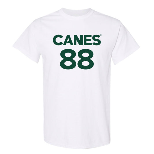 Miami - NCAA Men's Basketball : Timotej Malovec - Replica Shersey T-Shirt-0