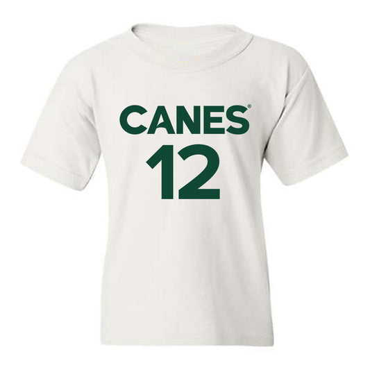 Miami - NCAA Men's Basketball : John Laboy II - Replica Shersey Youth T-Shirt-0