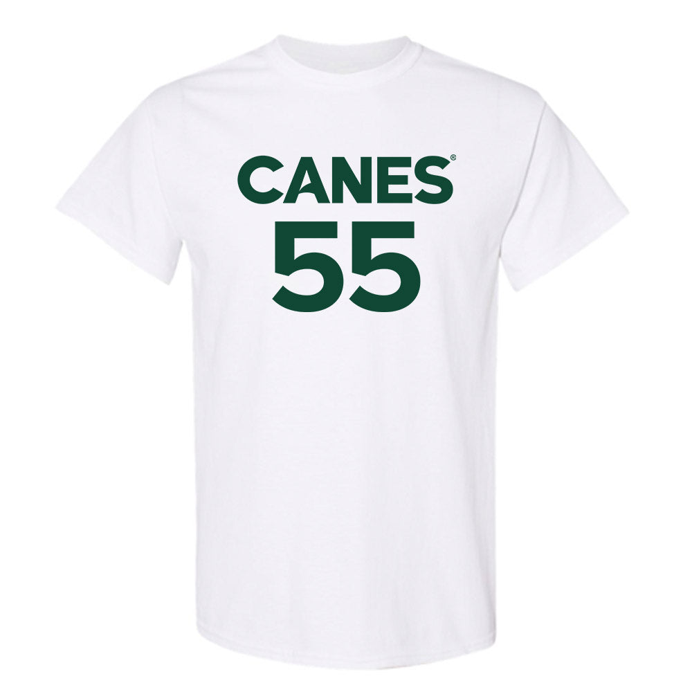 Miami - NCAA Men's Basketball : Acaden Lewis - Replica Shersey T-Shirt-0