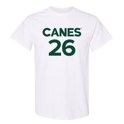 Miami - NCAA Women's Basketball : Dayana Mendes - Replica Shersey T-Shirt-0