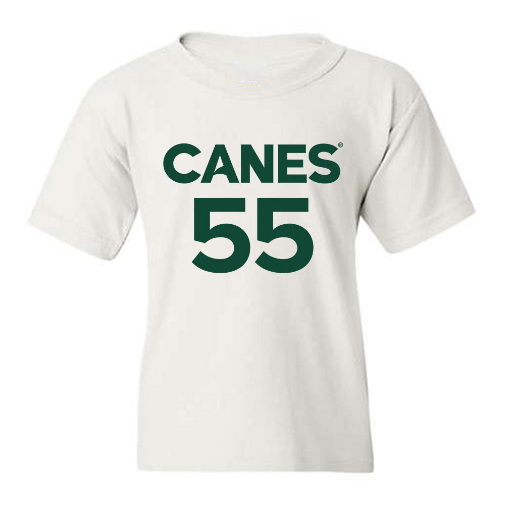 Miami - NCAA Men's Basketball : Acaden Lewis - Replica Shersey Youth T-Shirt-0