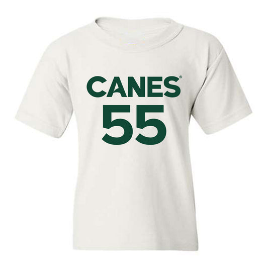 Miami - NCAA Men's Basketball : Acaden Lewis - Replica Shersey Youth T-Shirt-0
