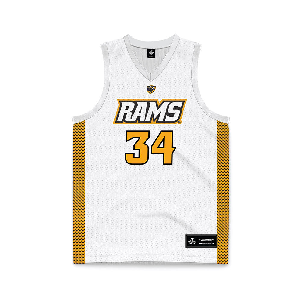 VCU - NCAA Women's Basketball : Katarina Knezevic - White Basketball Jersey-0