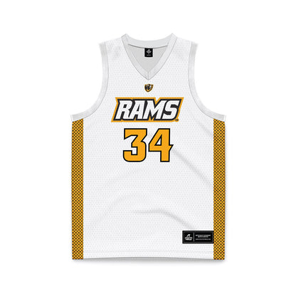 VCU - NCAA Women's Basketball : Katarina Knezevic - White Basketball Jersey-0