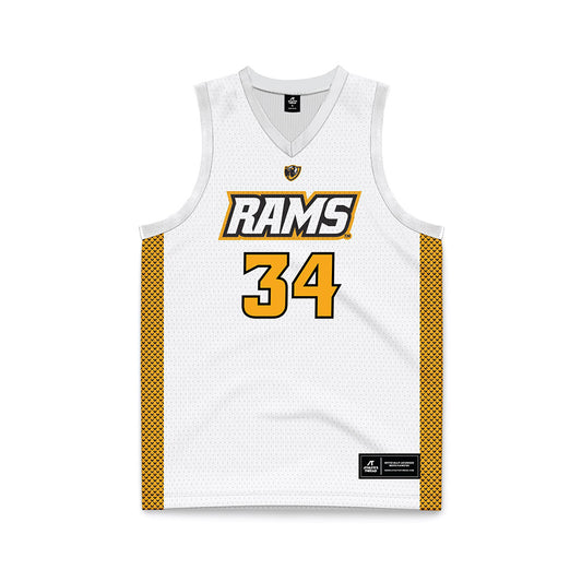 VCU - NCAA Women's Basketball : Katarina Knezevic - White Basketball Jersey-0