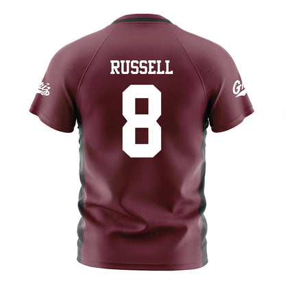 Montana - NCAA Women's Soccer : Grace Russell - Maroon Soccer Jersey-1