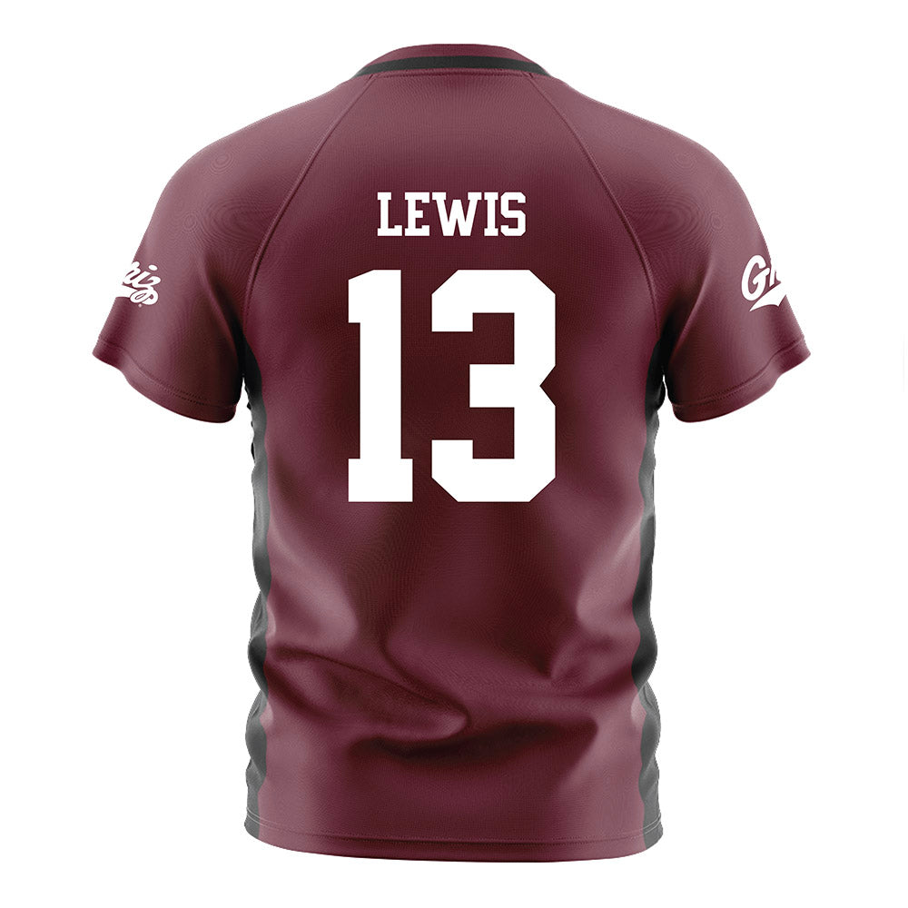 Montana - NCAA Women's Soccer : Elli Lewis - Maroon Soccer Jersey-1