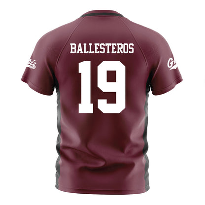 Montana - NCAA Women's Soccer : Sofia Ballesteros - Maroon Soccer Jersey-1