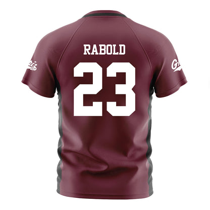 Montana - NCAA Women's Soccer : Alexis Rabold - Maroon Soccer Jersey-1