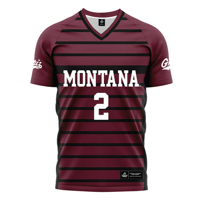 Montana - NCAA Women's Soccer : Grace Olson - Maroon Soccer Jersey-0