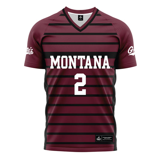 Montana - NCAA Women's Soccer : Grace Olson - Maroon Soccer Jersey-0