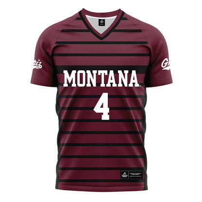 Montana - NCAA Women's Soccer : Mia Draper - Maroon Soccer Jersey-0