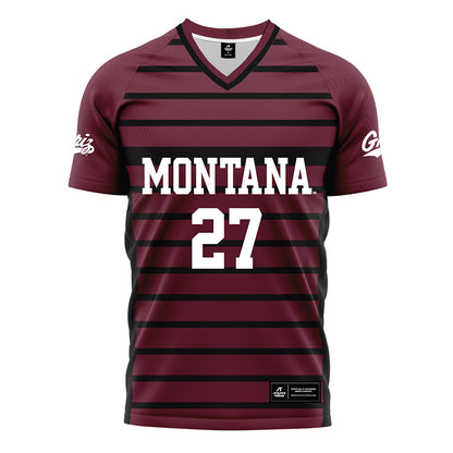 Montana - NCAA Women's Soccer : Stella Handlin - Maroon Soccer Jersey-0