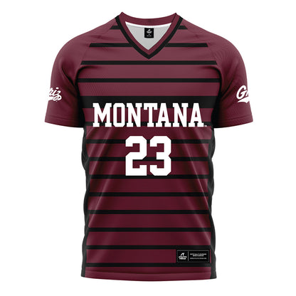 Montana - NCAA Women's Soccer : Alexis Rabold - Maroon Soccer Jersey-0