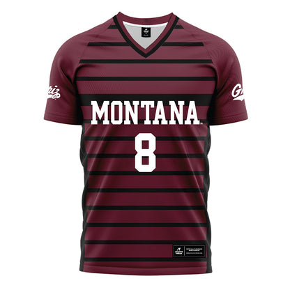 Montana - NCAA Women's Soccer : Grace Russell - Maroon Soccer Jersey-0