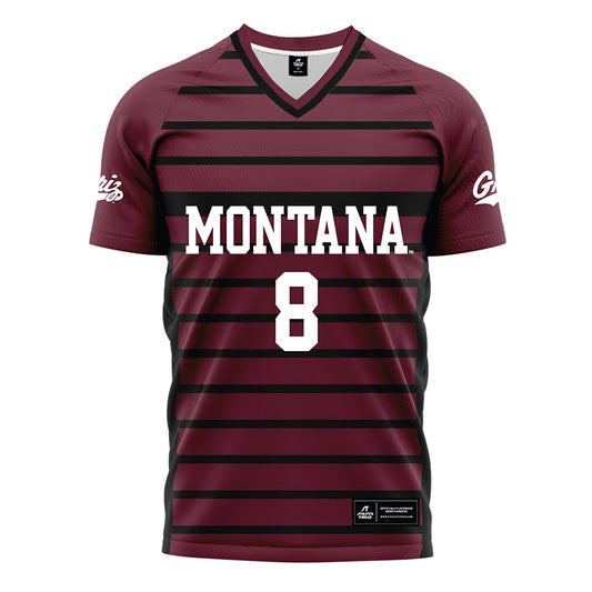 Montana - NCAA Women's Soccer : Grace Russell - Maroon Soccer Jersey-0