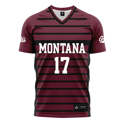 Montana - NCAA Women's Soccer : Mackenzie Hildebrand - Maroon Soccer Jersey-0