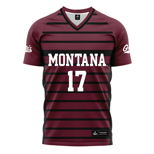 Montana - NCAA Women's Soccer : Mackenzie Hildebrand - Maroon Soccer Jersey-0