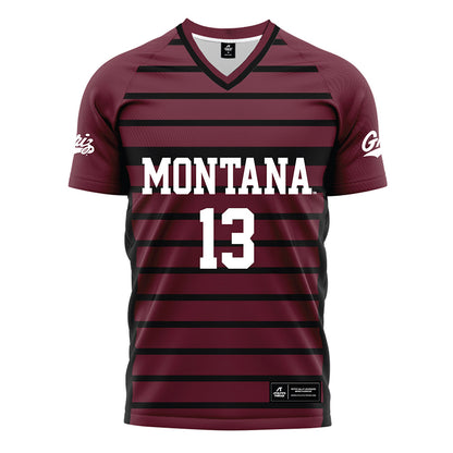 Montana - NCAA Women's Soccer : Elli Lewis - Maroon Soccer Jersey-0