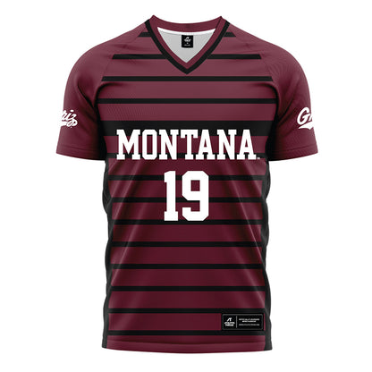 Montana - NCAA Women's Soccer : Sofia Ballesteros - Maroon Soccer Jersey-0