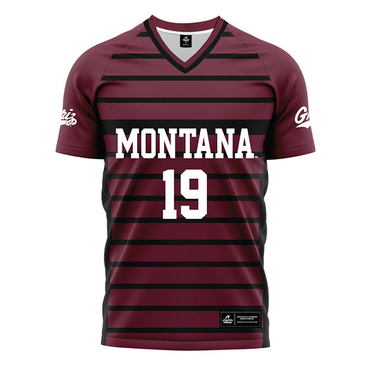 Montana - NCAA Women's Soccer : Sofia Ballesteros - Maroon Soccer Jersey-0