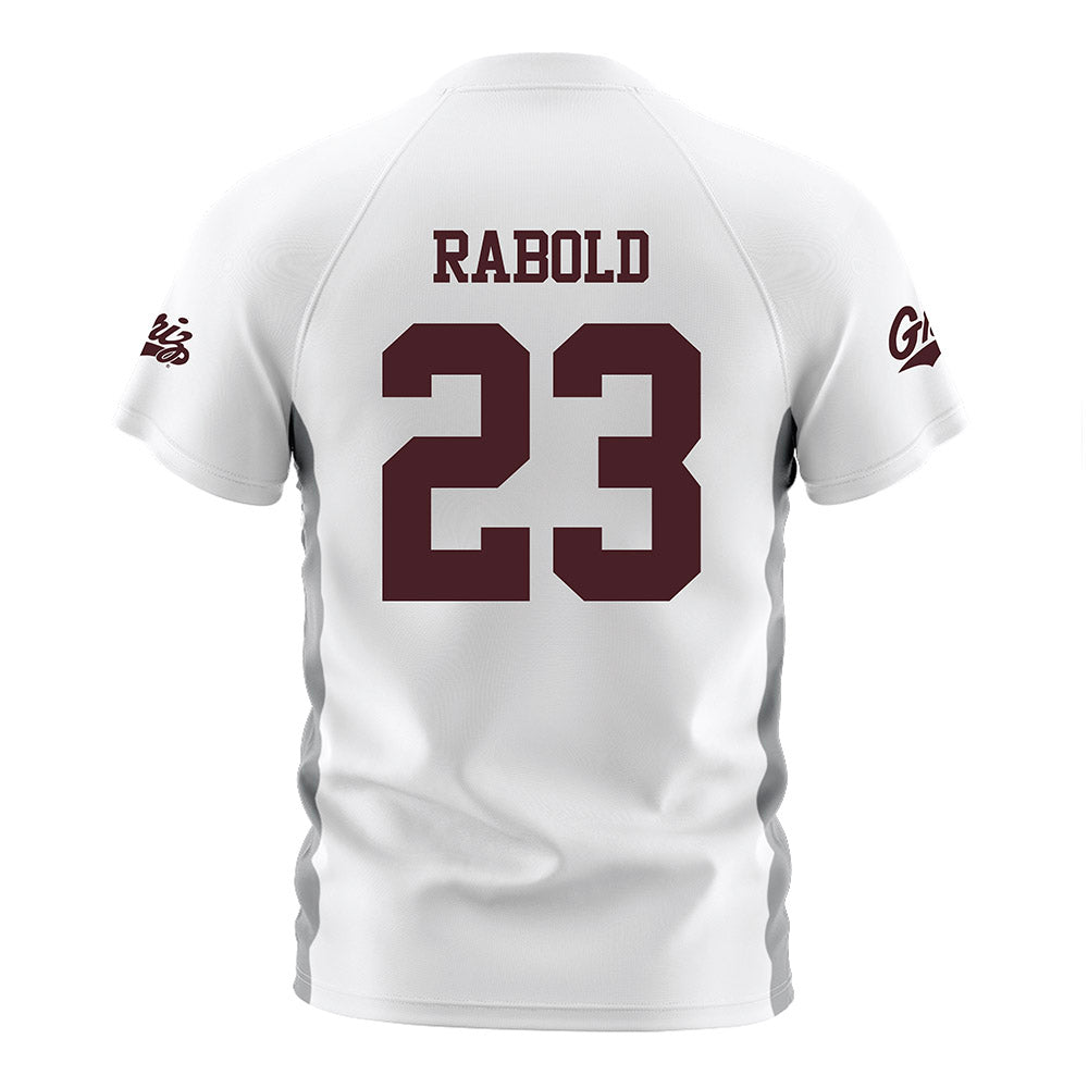 Montana - NCAA Women's Soccer : Alexis Rabold - White Soccer Jersey-1