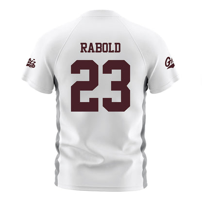 Montana - NCAA Women's Soccer : Alexis Rabold - White Soccer Jersey-1