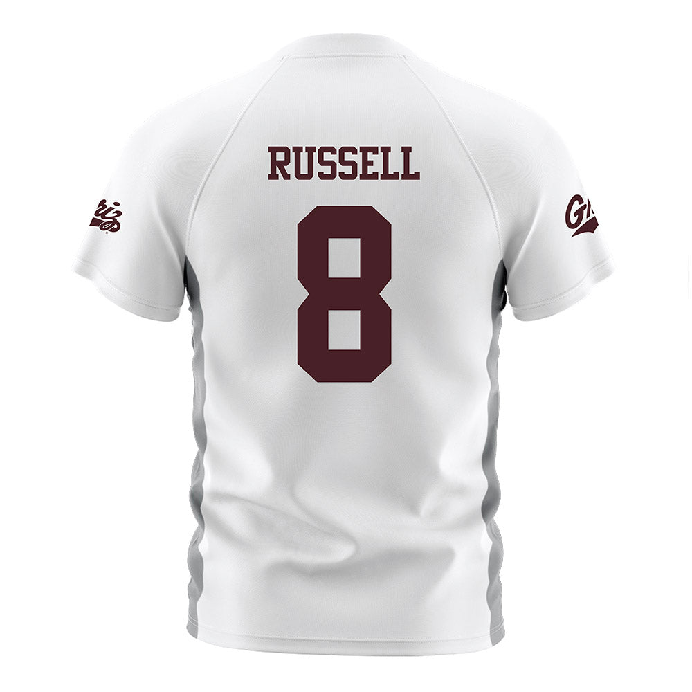 Montana - NCAA Women's Soccer : Grace Russell - White Soccer Jersey-1