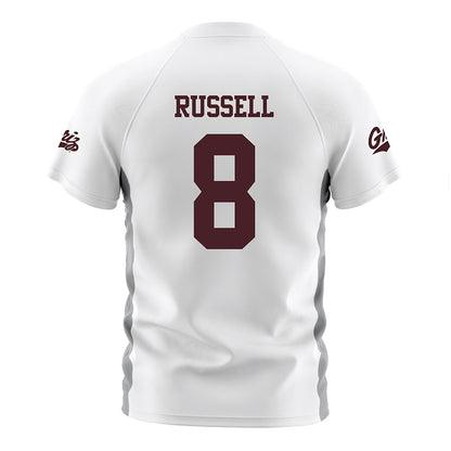Montana - NCAA Women's Soccer : Grace Russell - White Soccer Jersey-1