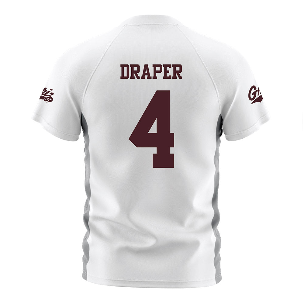 Montana - NCAA Women's Soccer : Mia Draper - White Soccer Jersey-1