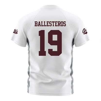 Montana - NCAA Women's Soccer : Sofia Ballesteros - White Soccer Jersey-1