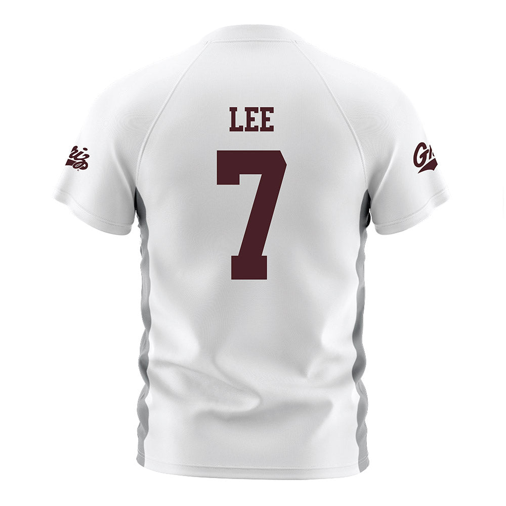 Montana - NCAA Women's Soccer : Lane Lee - White Soccer Jersey-1