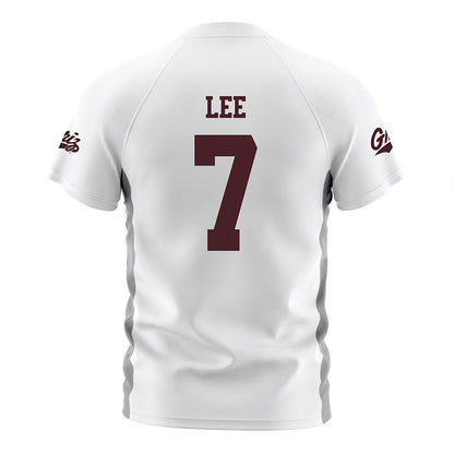 Montana - NCAA Women's Soccer : Lane Lee - White Soccer Jersey-1