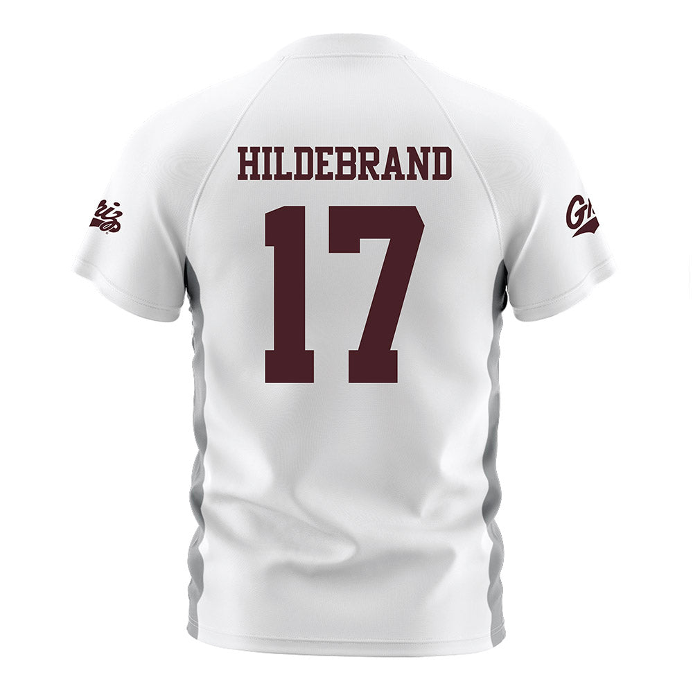 Montana - NCAA Women's Soccer : Mackenzie Hildebrand - White Soccer Jersey-1