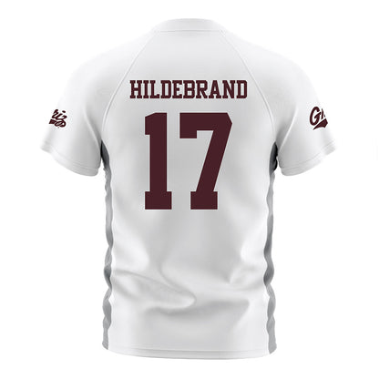Montana - NCAA Women's Soccer : Mackenzie Hildebrand - White Soccer Jersey-1