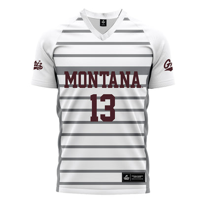 Montana - NCAA Women's Soccer : Elli Lewis - White Soccer Jersey-0
