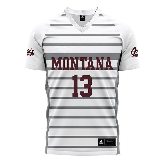 Montana - NCAA Women's Soccer : Elli Lewis - White Soccer Jersey-0