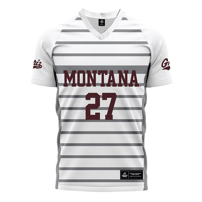 Montana - NCAA Women's Soccer : Stella Handlin - White Soccer Jersey-0