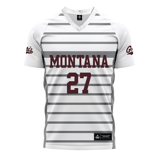 Montana - NCAA Women's Soccer : Stella Handlin - White Soccer Jersey-0