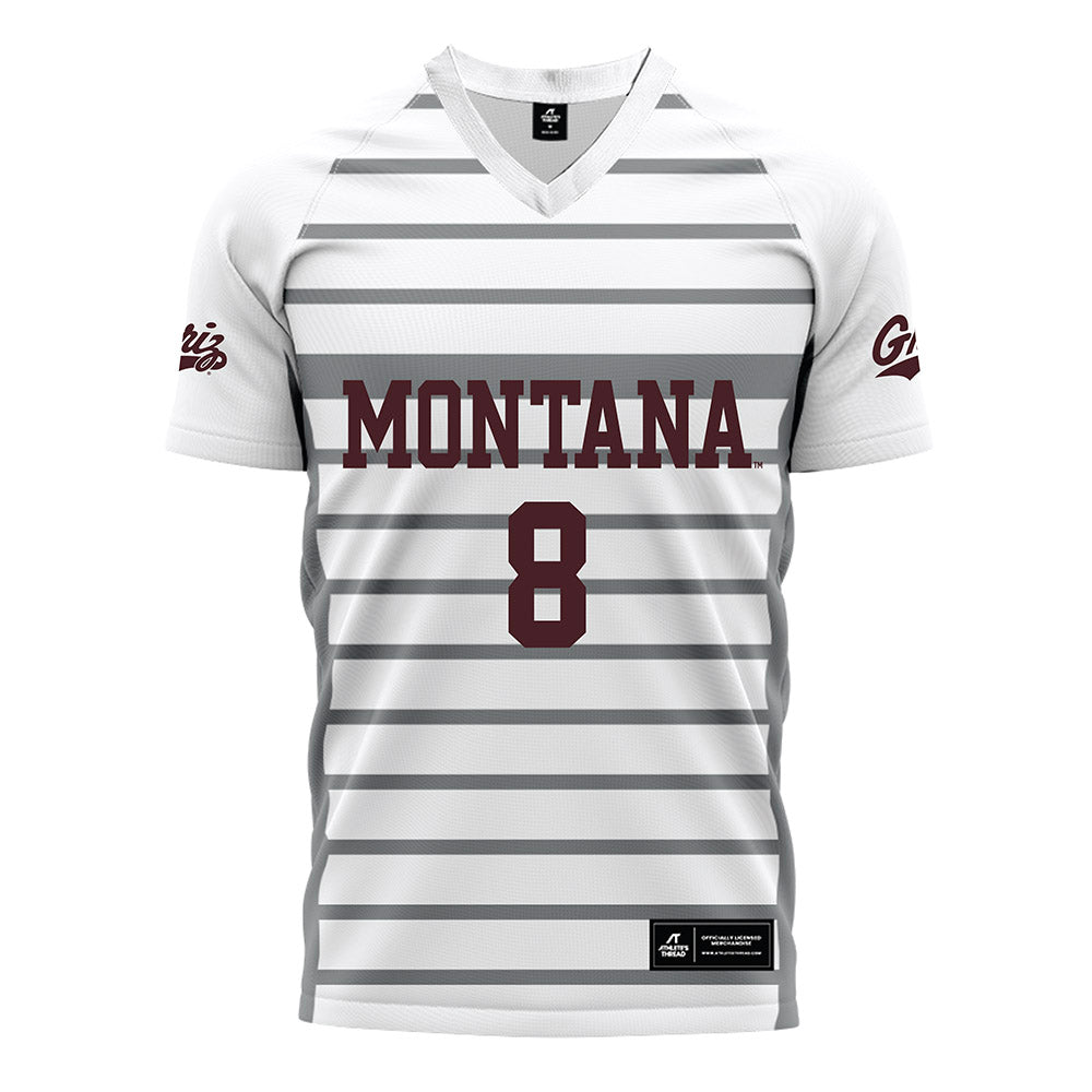 Montana - NCAA Women's Soccer : Grace Russell - White Soccer Jersey-0