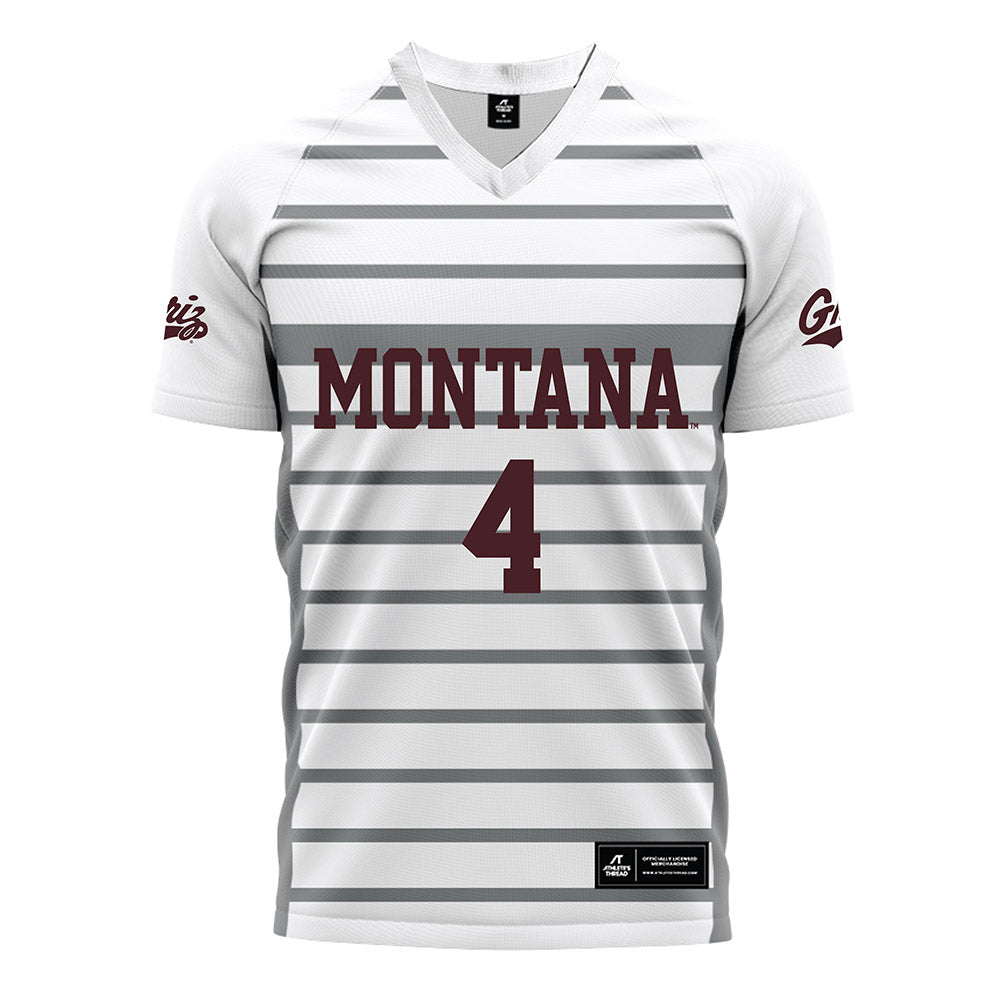 Montana - NCAA Women's Soccer : Mia Draper - White Soccer Jersey-0